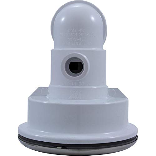 WATERWAY PLASTICS Waterway Plastics 210-7277S Jet Complete Old Faithful 90GPM Smooth Stainless Steel/Gray Elliptical