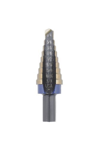 IRWIN IRWIN 10233CB Unibit 1/16 9-Steps Cobalt Alloy Steel Step Drill Bit