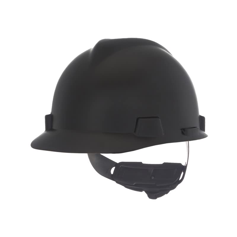 MSA SAFTEY MSA 10203088 V-Gard Cap Style Safety Hard Hat with Fas-Trac III Ratchet Suspension Matte Hi-Viz Yellow