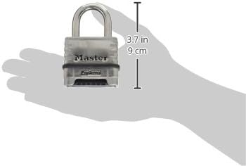 MASTER LOCK Master Lock 1174D Padlock 1.5 x 2.2 x 3 Stainless Steel