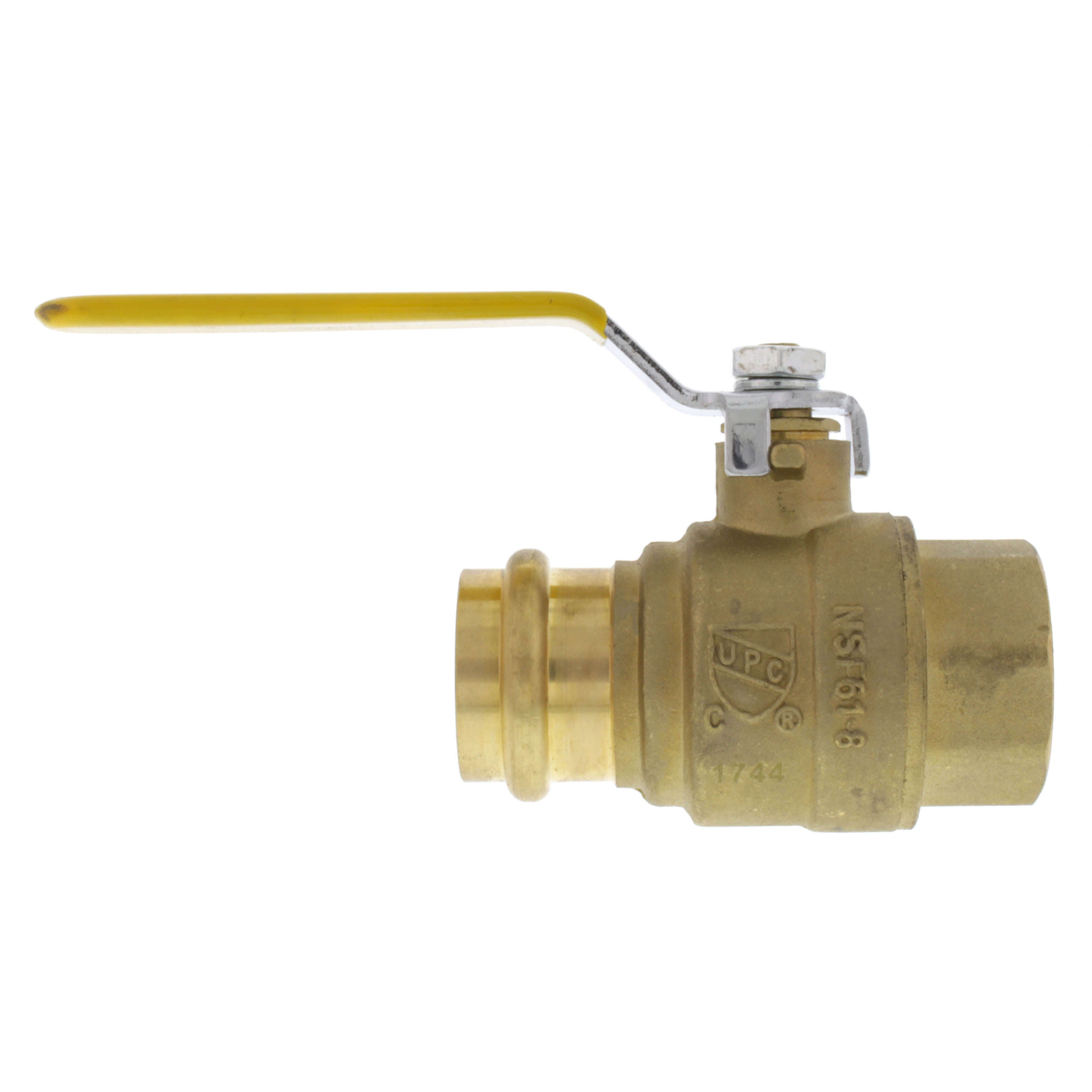 EVERFLOW Everflow 320T001-NL 1 Press X FIP Brass Ball Valve Lead Free