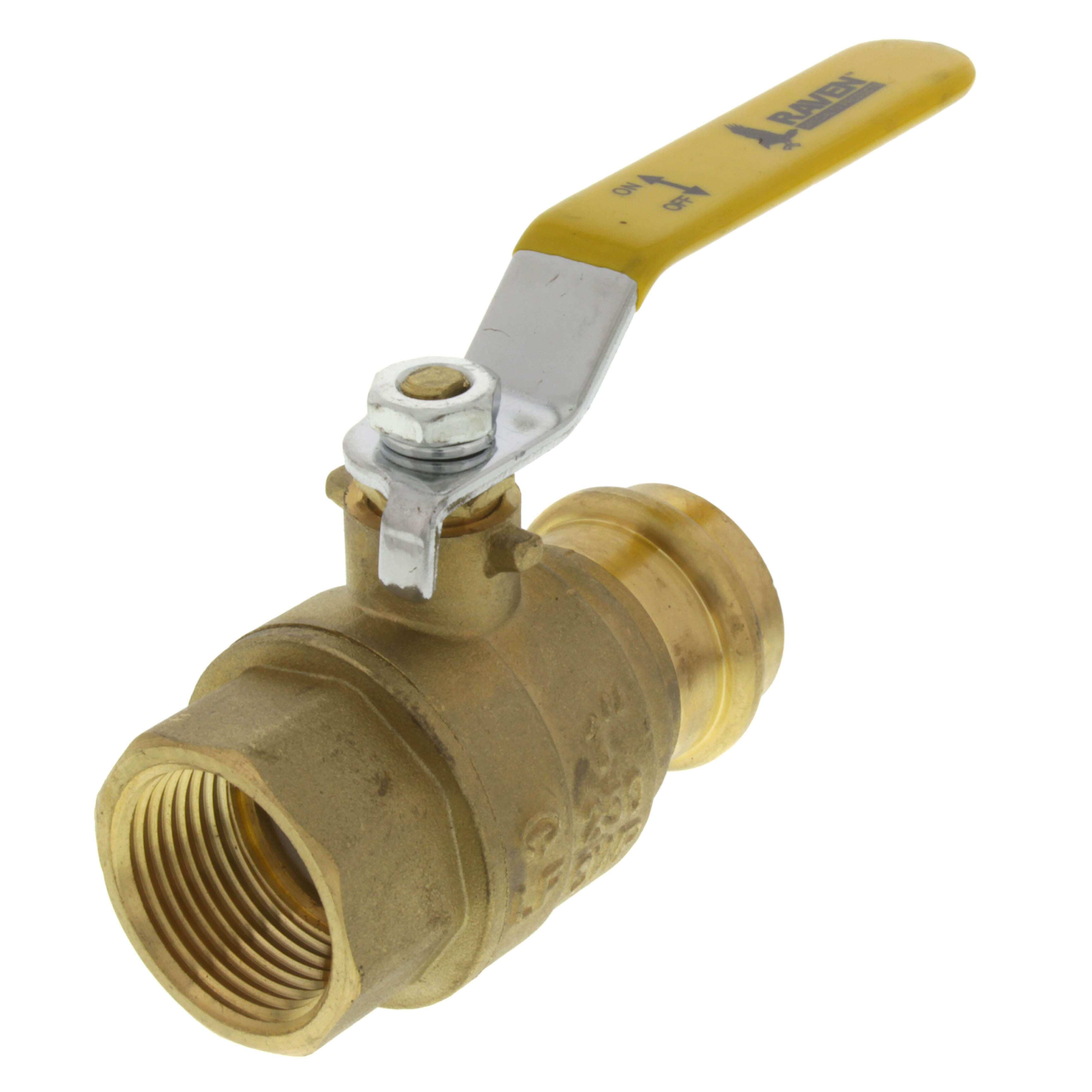 EVERFLOW Everflow 320T001-NL 1 Press X FIP Brass Ball Valve Lead Free