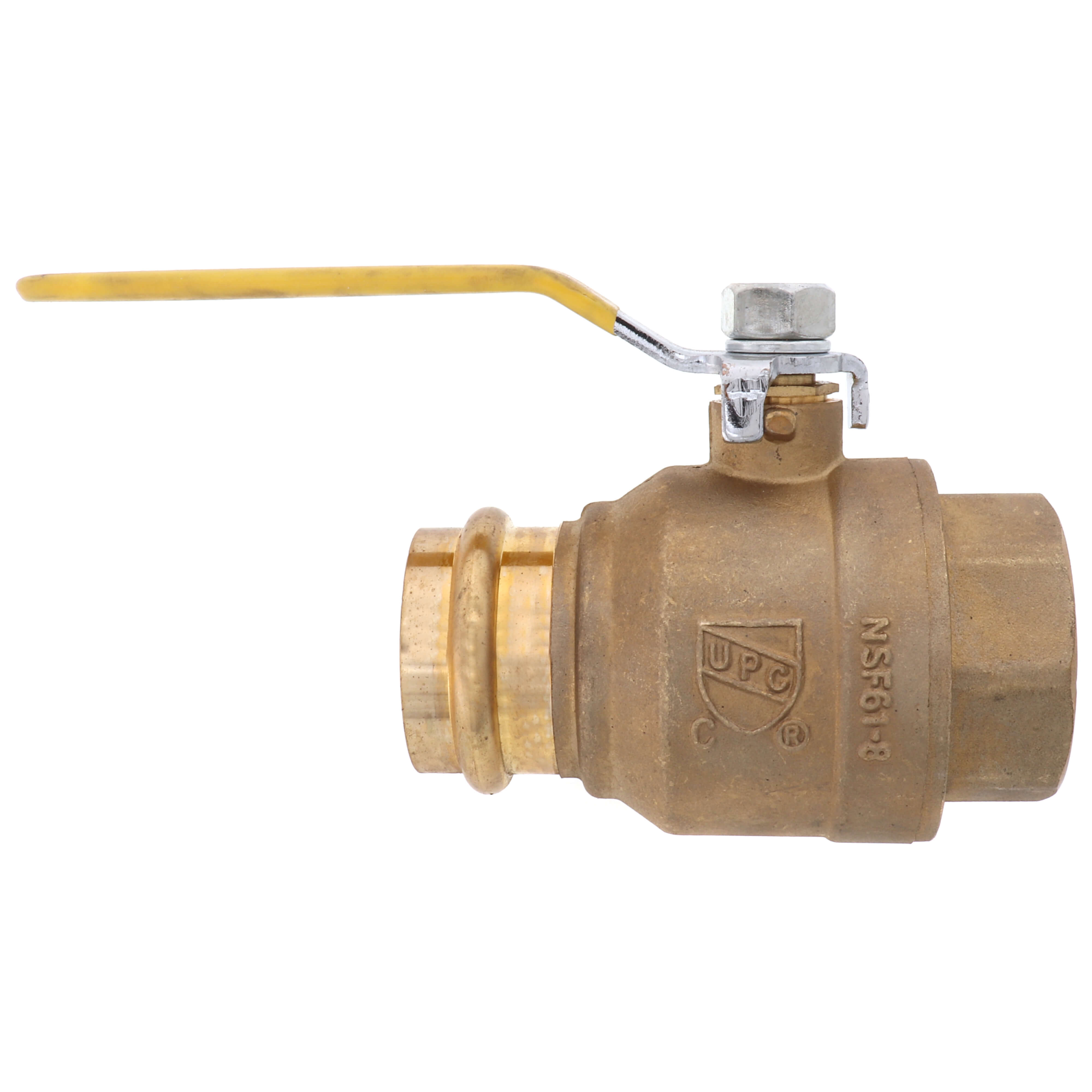 EVERFLOW Everflow 320T112-NL | 1-1/2 Press X FIP Brass Ball Valve Lead Free