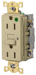 HUBBELL Hubbell GFR82I Ground Fault Receptacle 15A 125V Hospital Grade
