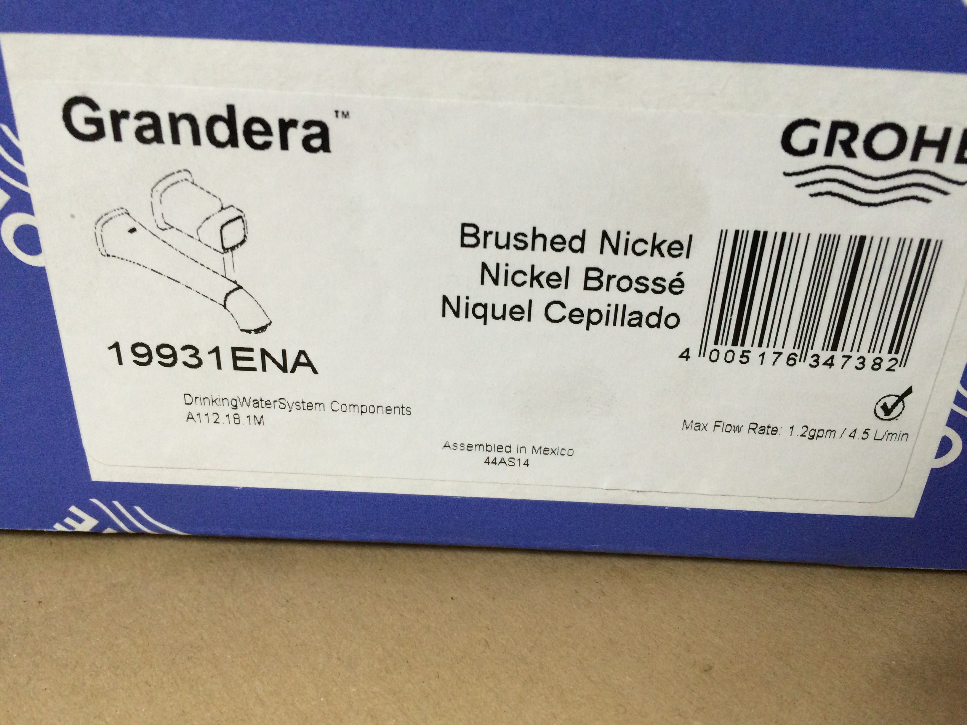 GROHE 19931ENA BATH & KITCHEN FAUCETS