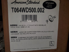 American Standard T064WD500.002 Serin Chrome Shower Valve Only Trim Kit