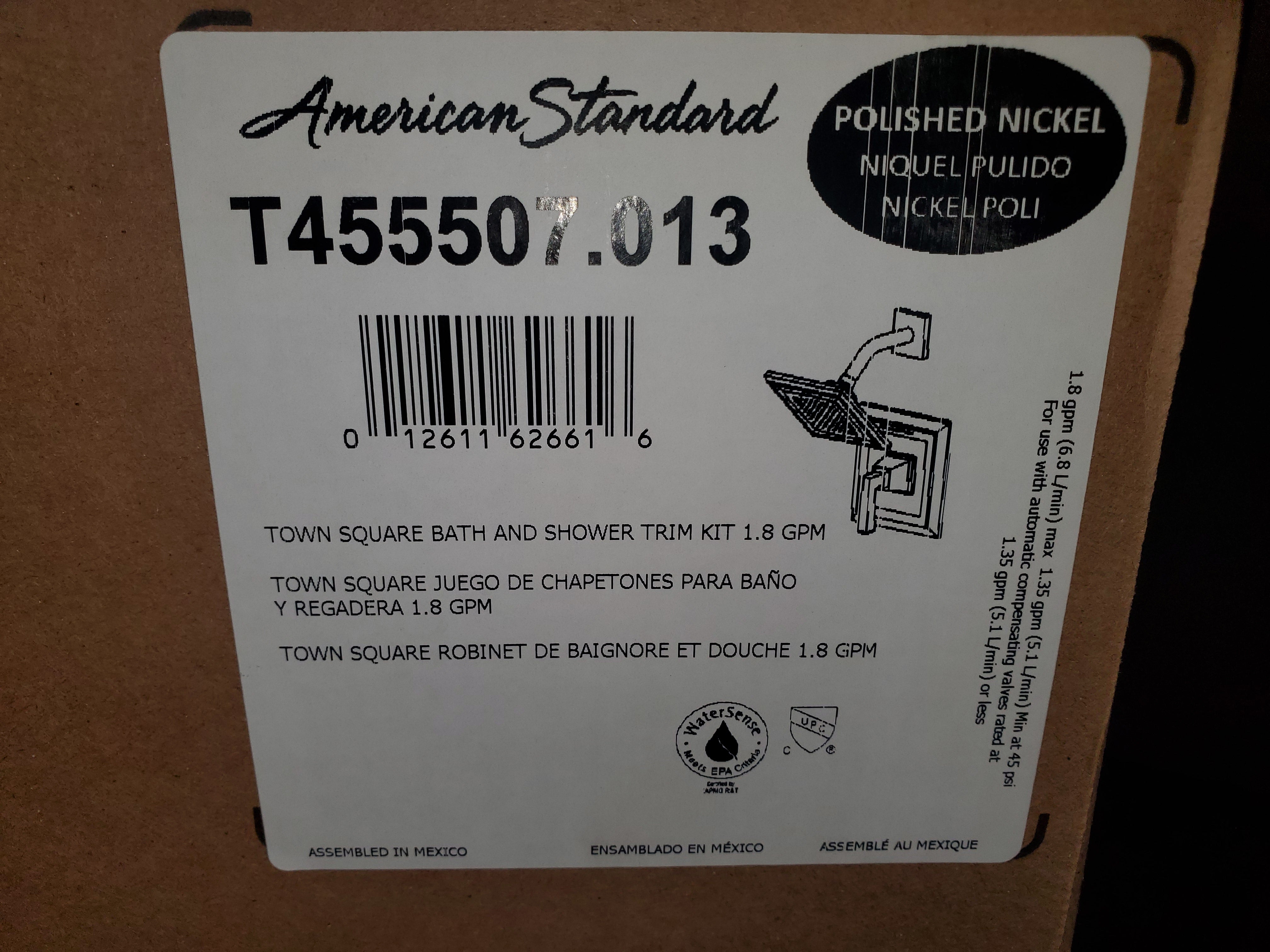 AMERICAN STANDARD T455507.013 BATHROOM EXHAUST FANS & KITS