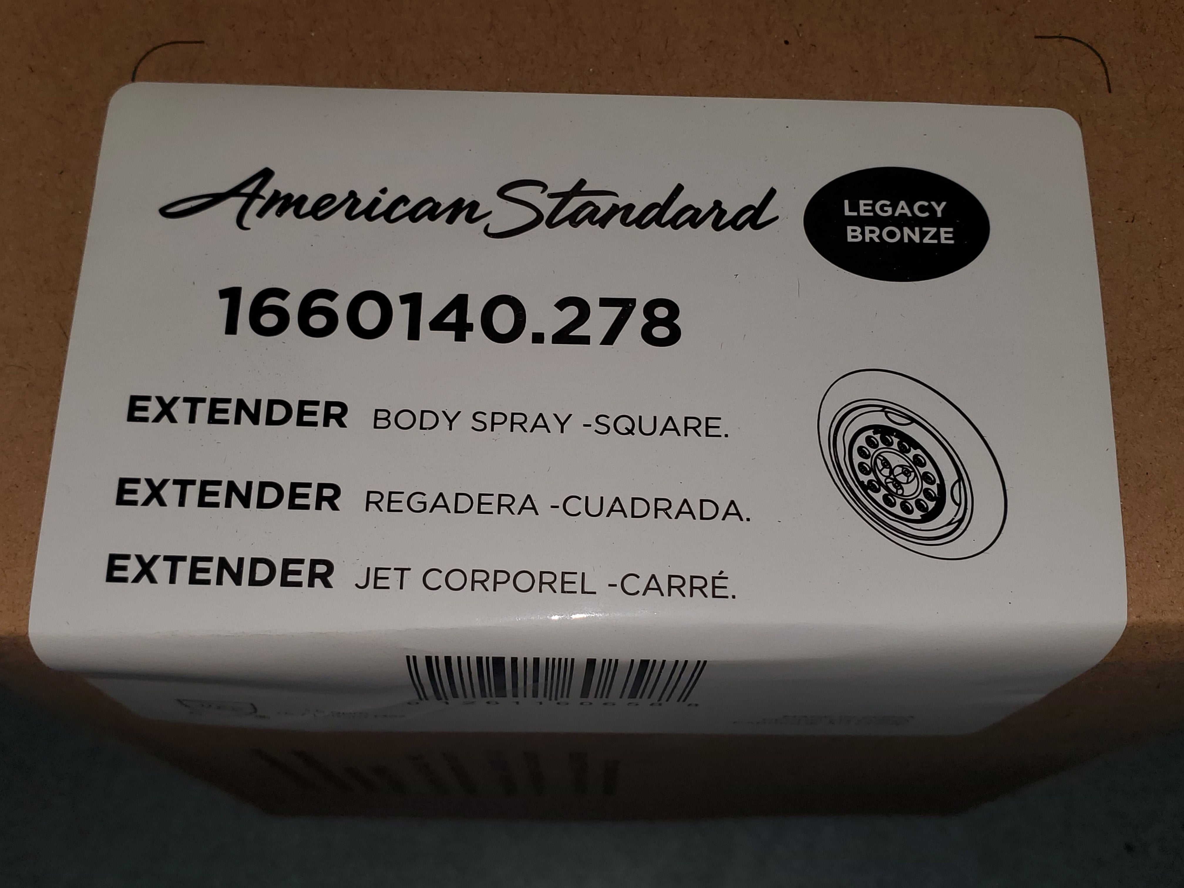 AMERICAN STANDARD 1660140.278 BATHROOM EXHAUST FANS & KITS