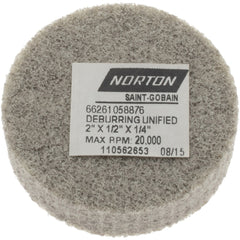 NORTON Norton 66261058876 Deburring Wheel 2in Aluminum Oxide Fine