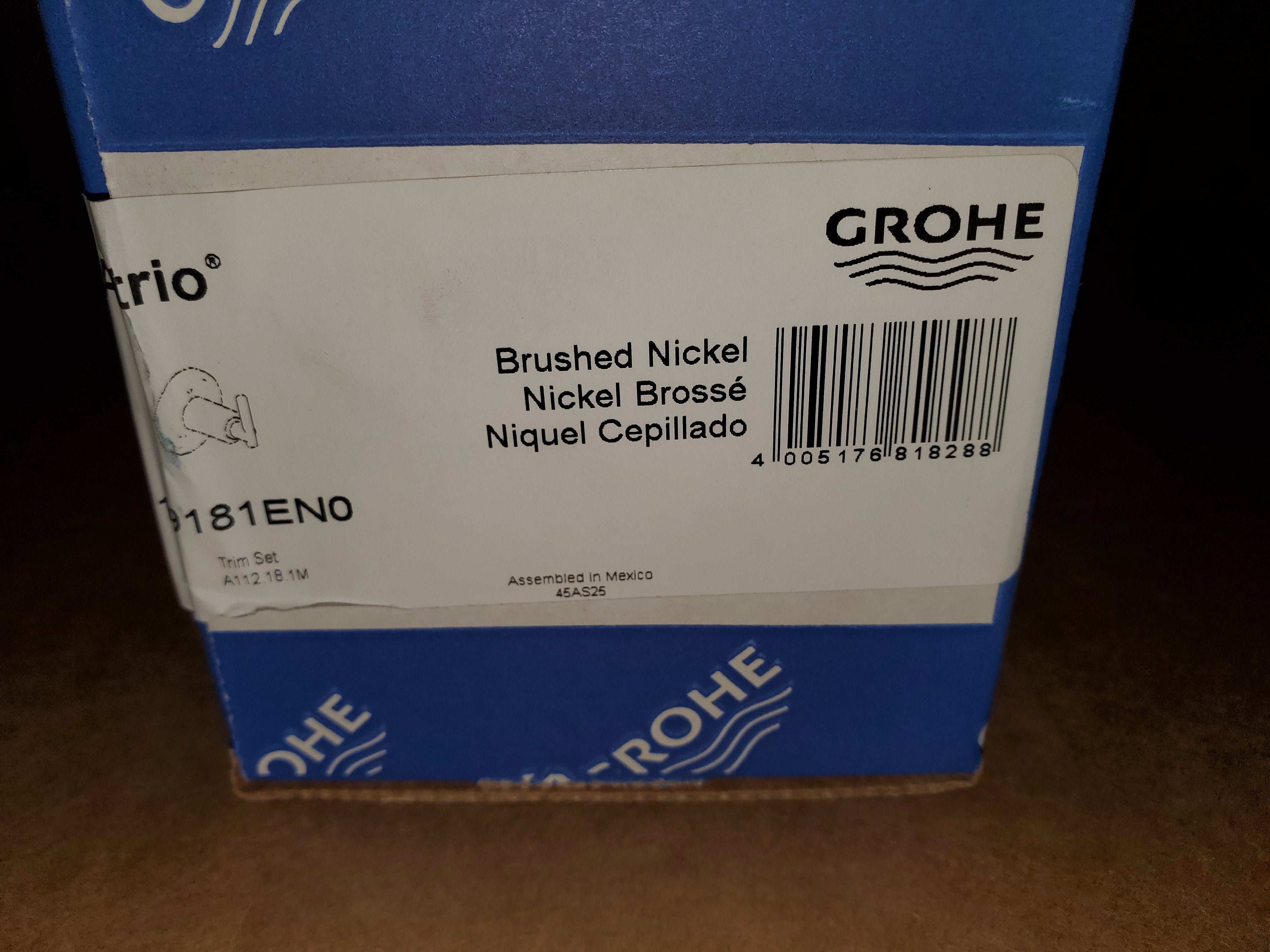 GROHE 19181EN0 BATHROOM EXHAUST FANS & KITS