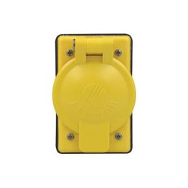 LEVITON Leviton 7420-CR Receptacle Cover Plate Weather-Resistant 1 Gang 4.35 in H x 24 in W