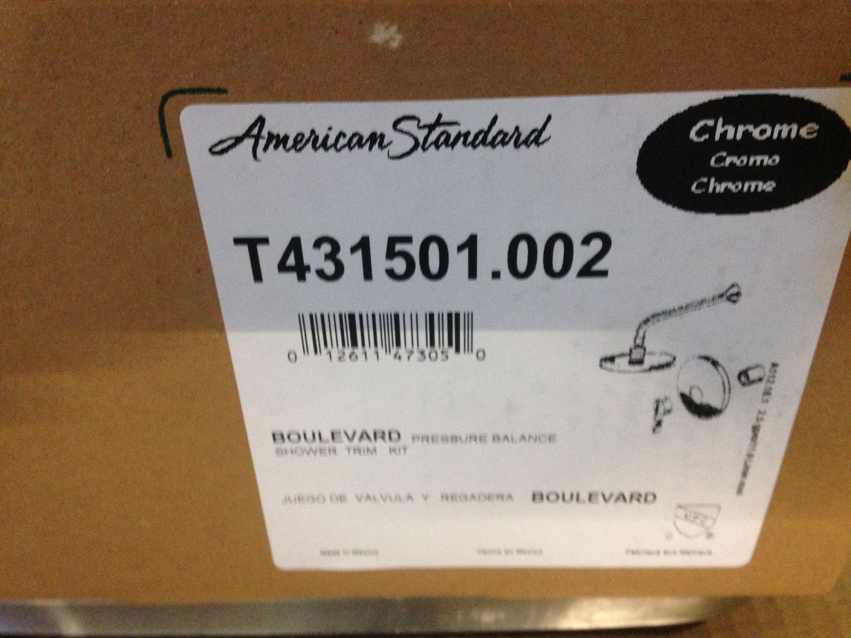 AMERICAN STANDARD T431501.002 BATHROOM EXHAUST FANS & KITS
