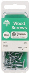 HILLMAN Hillman 5790 #8 x 1-1/2 In. Phillips Flat Head Wood Screw (10 Ct.)