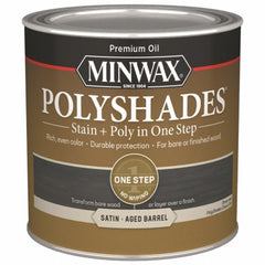 MINWAX Minwax 213994444 Polyshades Satin Aged Barrel 0.5 Pint