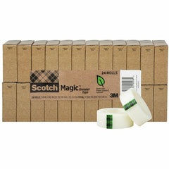 3M 3M MMM81224P 3/4 inchesW Magic Greener Tape (0.75 inches x 25 yd, 24/Pack)