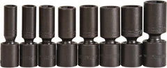 PROTO Proto J72145 Deep Impact Socket Set 8 Pc 1/2 in Drive