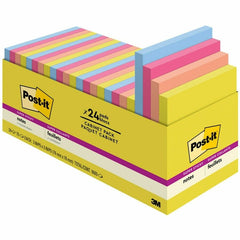 3M 3M MMM65424SSJOYCP Post-it Super Sticky Notes 3 inches x 3 inches 70 Sheets per Pad 24 Pack