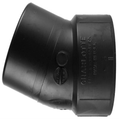 CHARLOTTE PIPE Charlotte Pipe Abs 00326 0800HA 2 Inch Abs Dwv 22.5 Deg Street Elbow