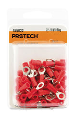 RHEEM Rheem 455022 Insulated Ring Terminals - #10 Stud - 22-18 Gauge Wire - Pack of 100