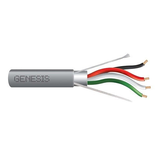 SOUTHWIRE Genesis Cable 22223909 16AWG 4-conductor Shielded Cmr Cable 50ft