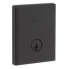 KWIKSET Kwikset 258TRCT-514S.STRKP Deadbolt Matte Black Strike Pack