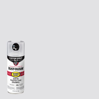 RUST-OLEUM Rust-oleum 383424 Satin Arctic White Spray Paint 12 Oz