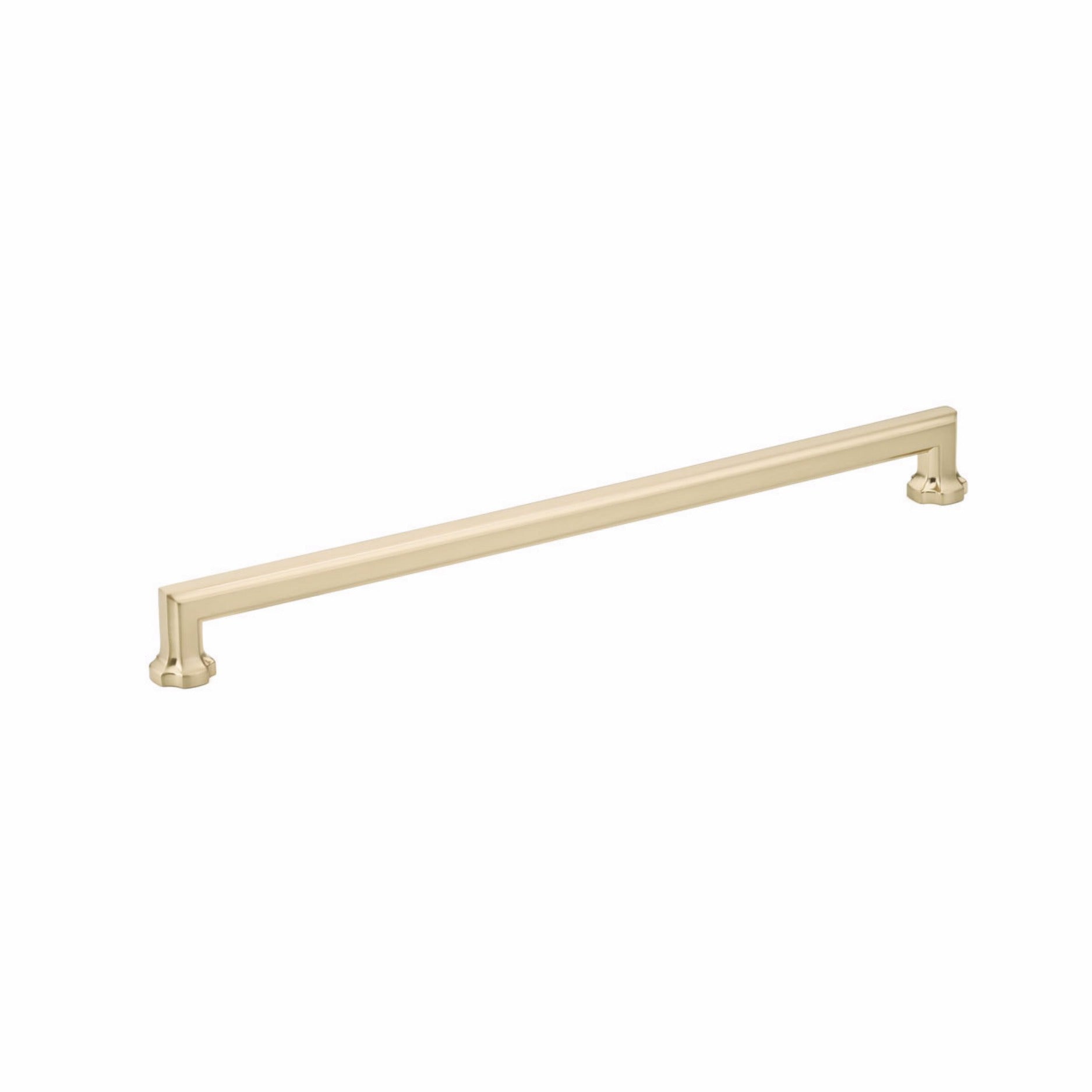 SCHAUB Schaub 887-SSB Cabinet Pull 12 in Center to Center Satin Brass