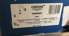 GROHE 2006900A 8-Inch Chrome Widespread 2-Handle L-Size Bathroom Faucet 1.2 GPM / NO HANDELS