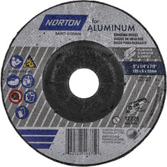 NORTON Norton 66252849375 5 Inch Type 27 Grinding Wheel 20 Grit