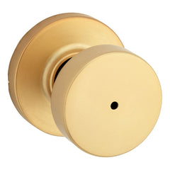 KWIKSET Kwikset 730PSKRDT-4 Pismo Privacy Knob Satin Brass