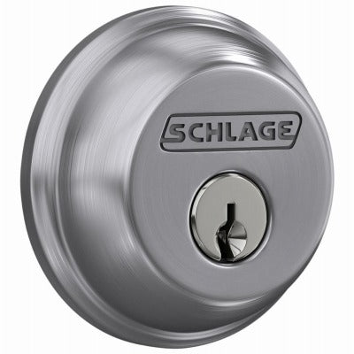 SCHLAGE Schlage Lock Co B60CSV626 Single Cylinder Deadbolt