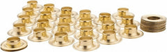 GENERAL FILTERS General 1261-4 Brass Grommet 1/2 in Id Uncoated 24 Pack