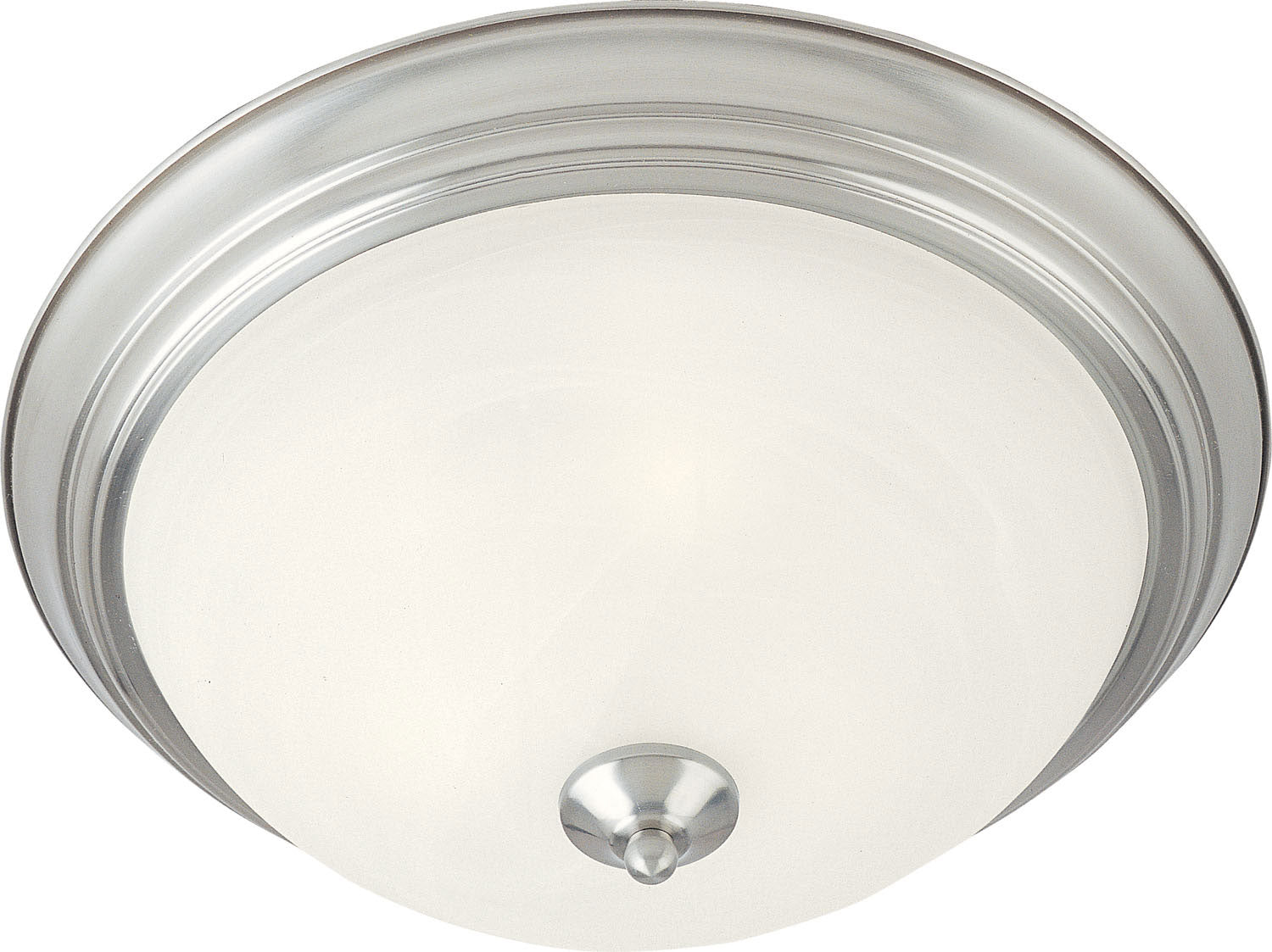 MAXIM Maxim 5849MRSN Two Light Flush Mount 2 x 60W 11.5 Inch