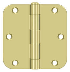 DELTANA Deltana S35R53 Radius Corner Door Hinge Bright Brass