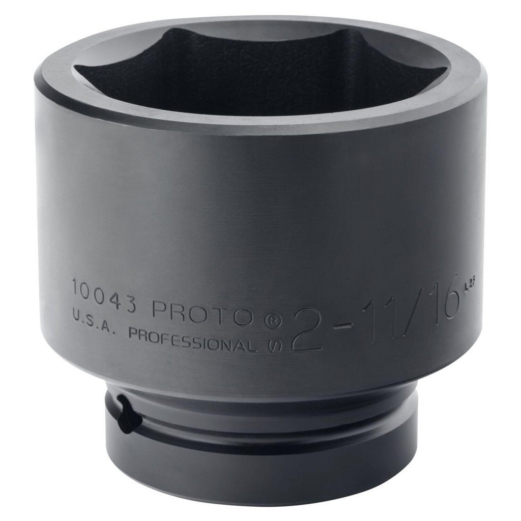PROTO Proto J10043 Impact Socket 1 in Drive 2-11/16 in 6-point