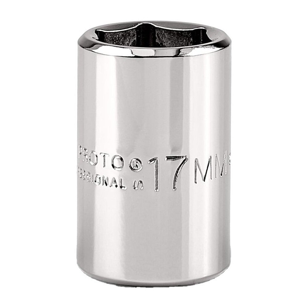 PROTO Proto J5417MH 17mm 6-point 1/2 Drive Hand Socket