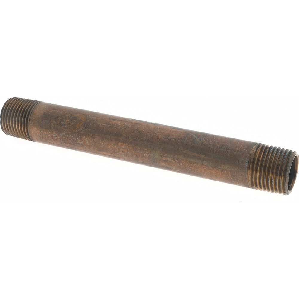 MERIT BRASS Merit Brass 2008-600BSPT Brass Pipe Nipple 6 in Bspt