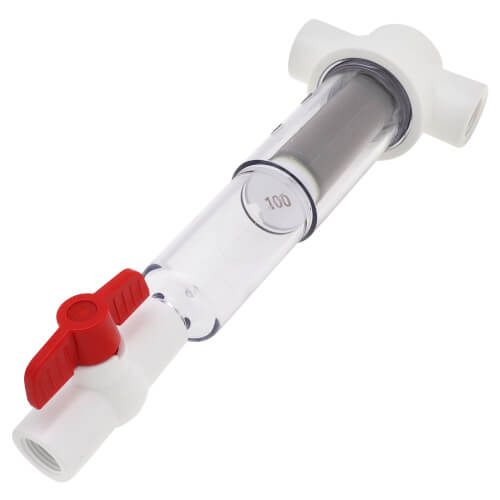 RUSCO Rusco 3/4-100STSS-F 3/4 Stainless Steel Screened Sediment Trapper System (100 Mesh)
