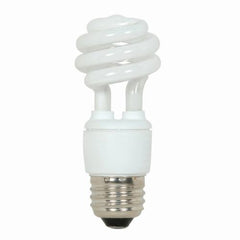 SATCO S7212 9W T2 Coil Compact Fluorescent Light Bulb with Medium Base