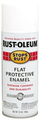 RUST-OLEUM Rust-oleum 7790-830 Flat White Spray Enamel 12 Oz