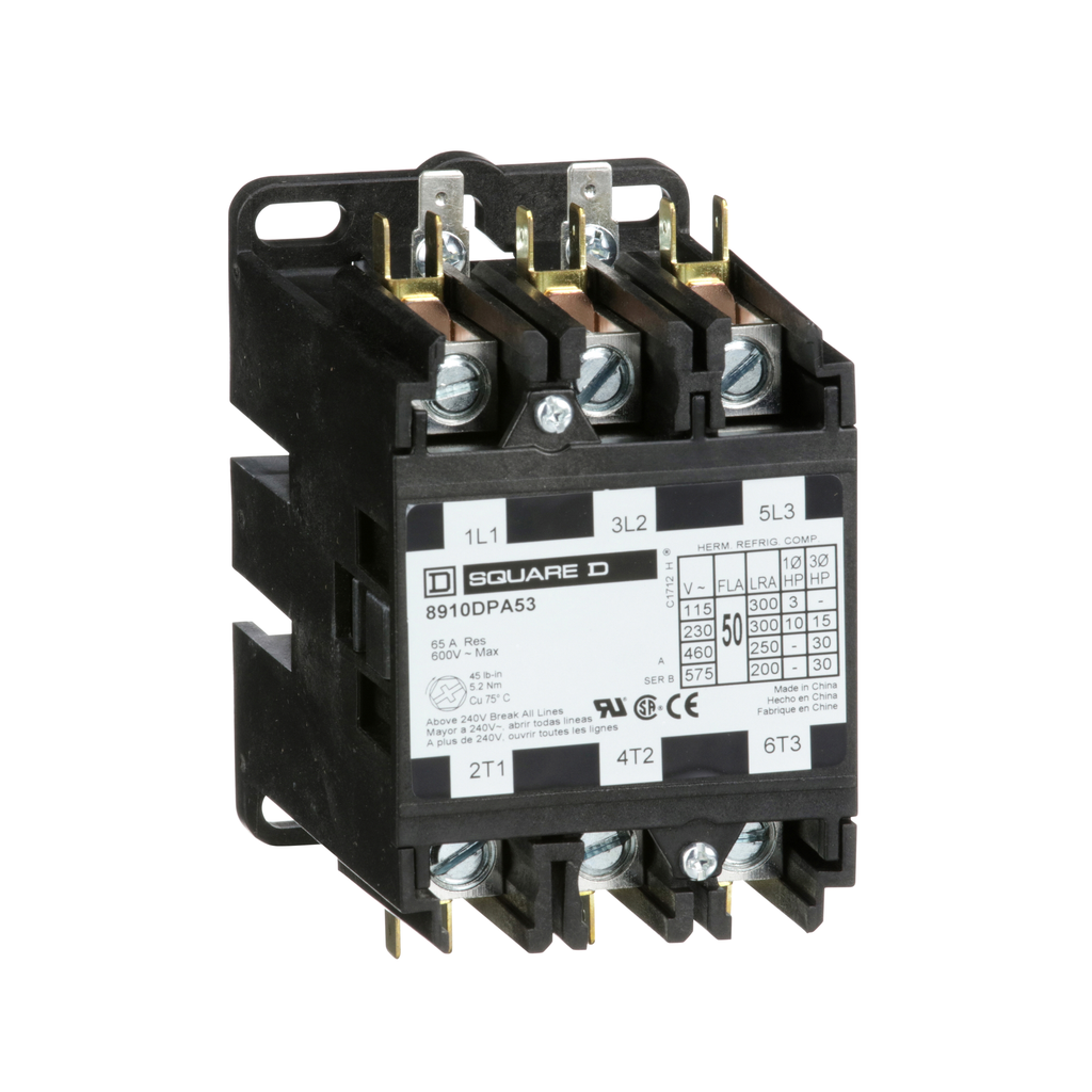 SCHNEIDER ELECTRIC 8910DPA63V09Y125 CONTACTORS