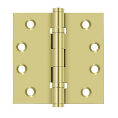 DELTANA Deltana DSB4B3 Square Hinge Ball Bearing Bright Brass
