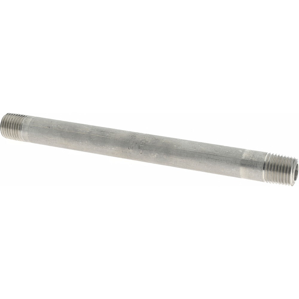 MERIT BRASS Merit Brass 6504-600 Ss Pipe Nipple 1/4 in Sch 80 316 316L