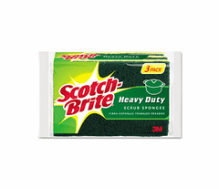 3M 3M MMMHD3 Heavy Duty Scrub Sponge Pack of 3 HD-3