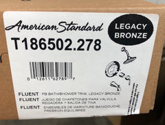 American Standard T186502.278 Fluent PB Bath/Shower Trim Legacy Bronze
