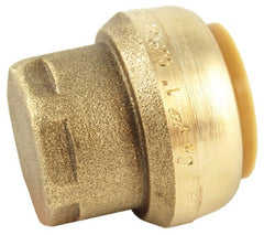 SHARKBITE Sharkbite U520LFA 1 Inch Push Fit Endstop Dzr Brass