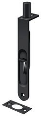 DELTANA Deltana 6FBR19 Flush Bolt Heavy Duty Round 6 in Black