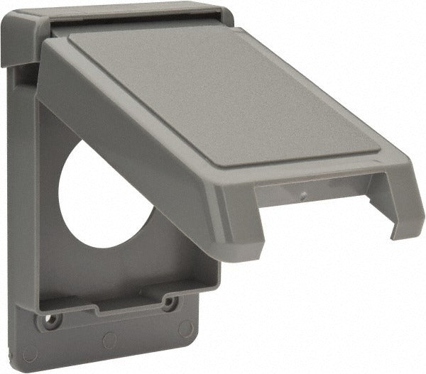 THOMAS & BETTS Thomas Betts E98G20N Single Receptacle Box Cover