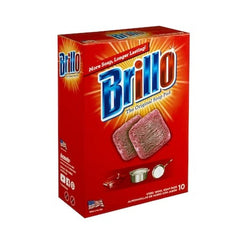 BRILLO Brillo 23310 Original steel wool soap pads 10 count pack