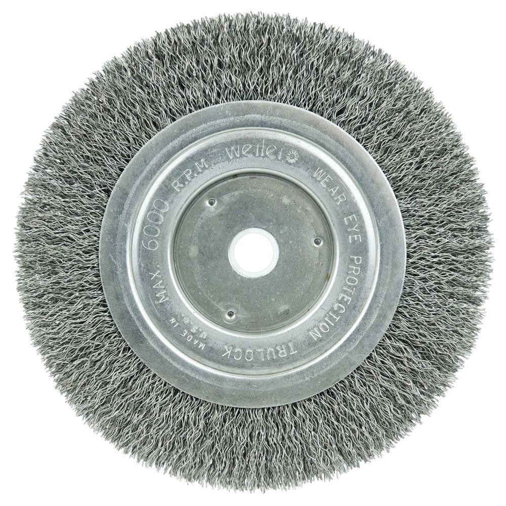 WEILER Weiler 01115 6 Inch Crimped Wheel Brush 6000 Rpm